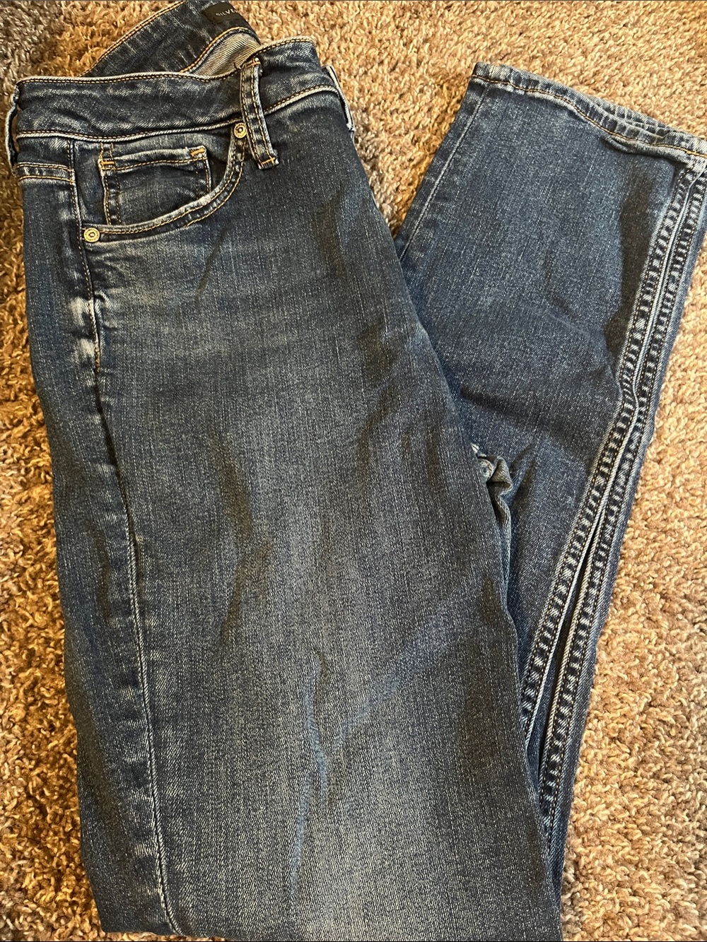 Silver Jeans Avery Straight Dark Indigo Jeans